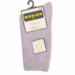 RODIER Chaussette angora cindelle Femme VIOLET CLAIR Clearance