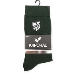 KAPORAL Chaussette avec ecusson Homme VERT FONCE Sale