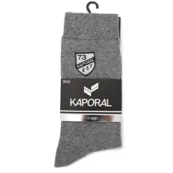 KAPORAL Chaussette avec ecusson Homme GRIS Best
