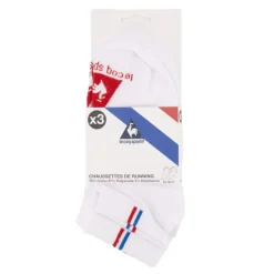LE COQ SPORTIF Chaussette de running lot de 3 paires hes Femme BLANC Sale