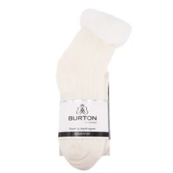 BURTON OF LONDON Chaussette Fourrée Antidérapante Diara 36/38 - 39/41 Femme BLANC ECRU Best