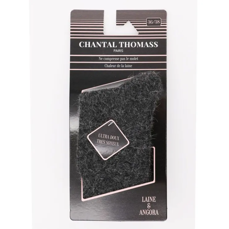 CHANTAL THOMASS Chaussette haute femme leya Femme GRIS FONCE