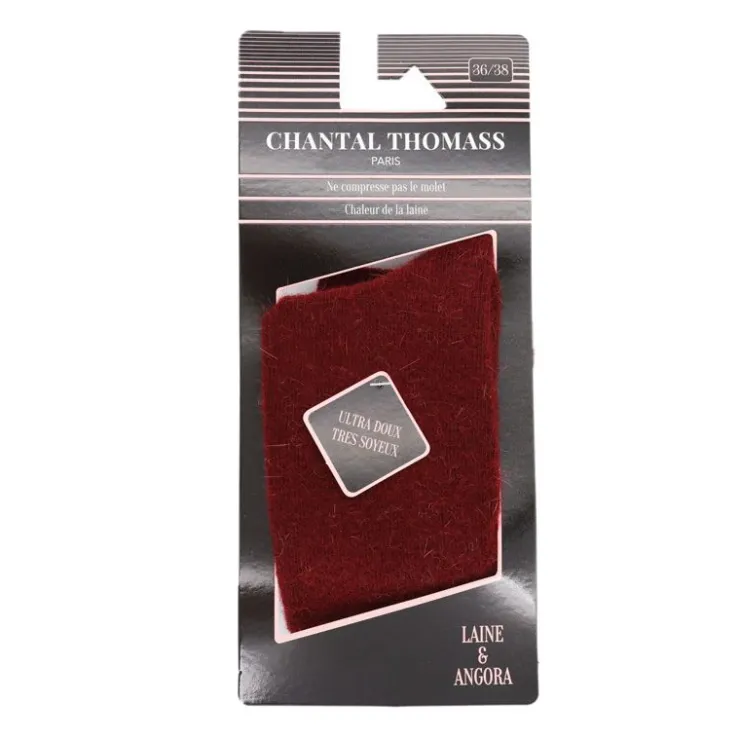 CHANTAL THOMASS Chaussette haute femme leya Femme BORDEAUX Discount