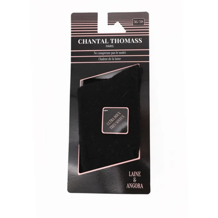 CHANTAL THOMASS Chaussette haute femme leya Femme NOIR Discount