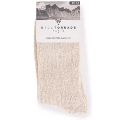 BILL TORNADE Chaussette laine Homme GRIS