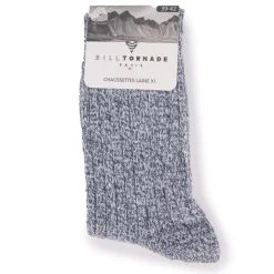 BILL TORNADE Chaussette laine Homme GRIS