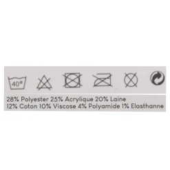 BILL TORNADE Chaussette laine mélangée 18512 Femme GRIS CLAIR Online