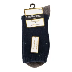 LES PETITES...PARIS Chaussette pois carelle Femme BLEU FONCE Online