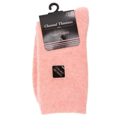 CHANTAL THOMASS Chaussettes Anissa douces & soyeuses Femme ROSE Hot