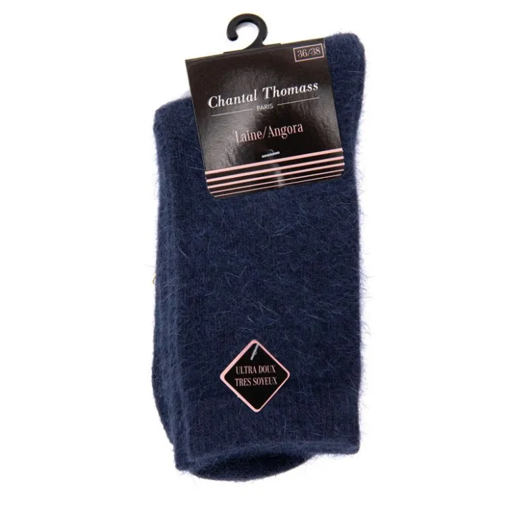 CHANTAL THOMASS Chaussettes Anissa douces & soyeuses Femme BLEU FONCE Hot