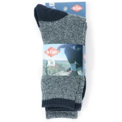 LEE COOPER Chaussettes chaleur thermique vladislas *3 39-42/43-46 Homme BLEU FONCE Best