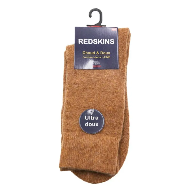 REDSKINS Chaussettes chaud et doux albano Homme MARRON CLAIR
