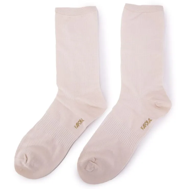 KAPORAL Chaussettes hautes en bamboo Homme BEIGE Clearance