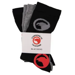 COMPAGNIE DE CALIFORNIE Chaussettes lot de 3 chaussettes coton Mixte MULTICOLORE Outlet