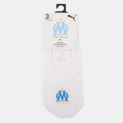 PUMA Chaussettes OM uni duo footie x3 navy Enfant BLANC Sale