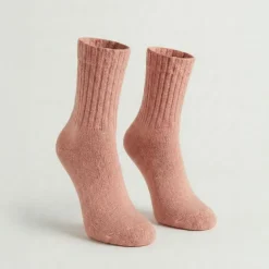 BURTON OF LONDON Chaussettes ultra doux chacha Femme ROSE CLAIR Hot