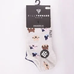 BILL TORNADE Chaussettes x3 36/42 fantaisie 11088 Femme MULTICOLORE