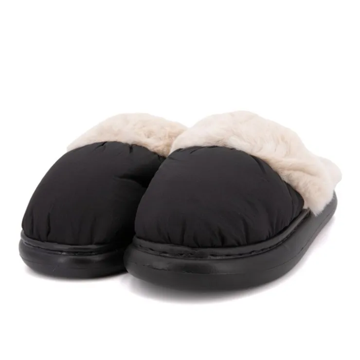 CHANTAL THOMASS Chausson tissu intérieur fourré Sirine Elinara semelle contrastée Femme NOIR Online