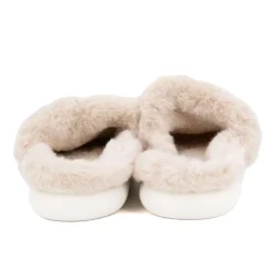 CHANTAL THOMASS Chausson tissu intérieur fourré Sirine Elinara semelle contrastée Femme BLANC ECRU New