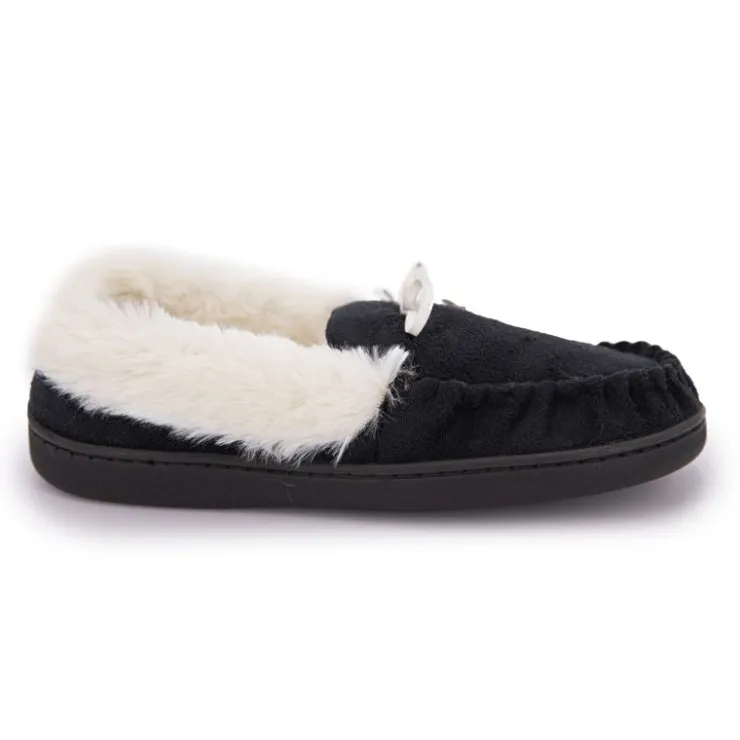 MANOUKIAN Chaussons fermes fourrés cecilia Femme NOIR Online