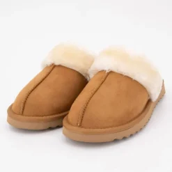 LOVETT Chaussons fourrés Femme MARRON CLAIR Hot