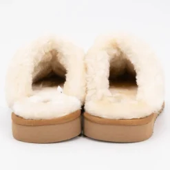 LOVETT Chaussons fourrés léopard Femme MARRON