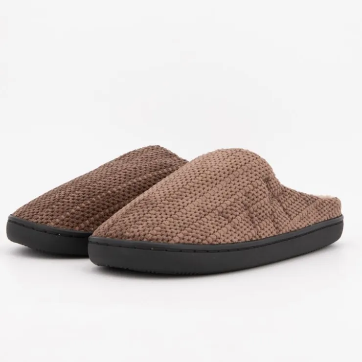 TORRENTE Chaussons épais à motifs geométriques Homme MARRON Outlet
