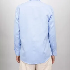 BILL TORNADE Chemise à petits carreaux en coton Homme BLEU Discount