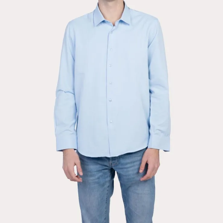 JEAN-LOUIS SCHERRER Chemise albert unie Homme BLEU CIEL Hot