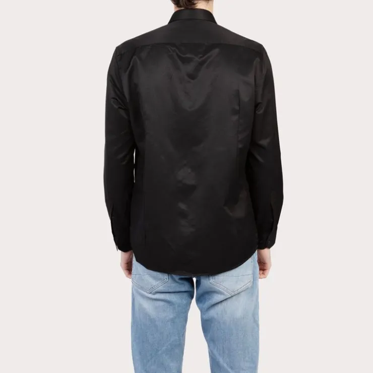 JEAN-LOUIS SCHERRER Chemise albert unie Homme NOIR Outlet