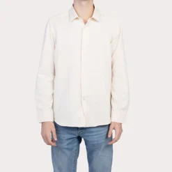 JEAN-LOUIS SCHERRER Chemise albert unie Homme BLANC ECRU Discount