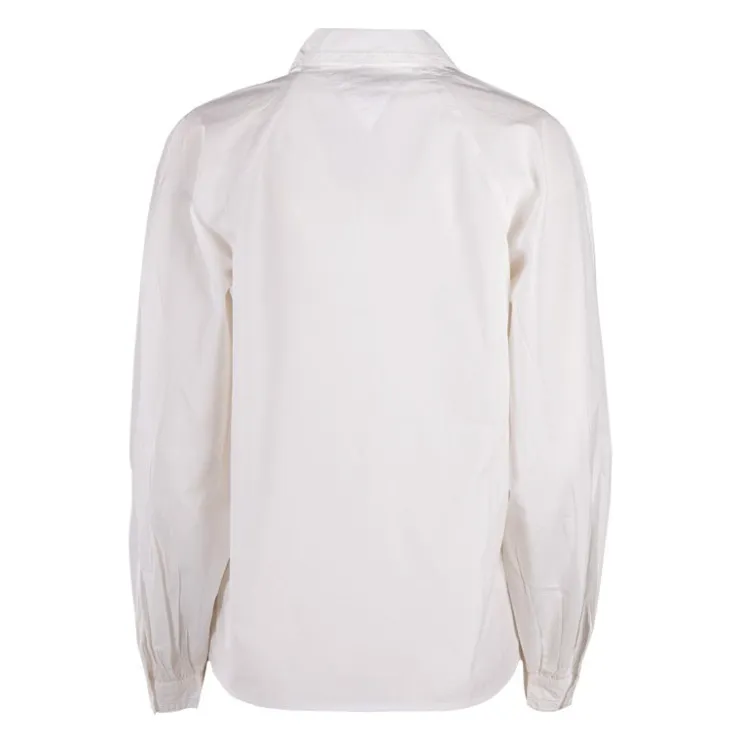 TOMMY HILFIGER Chemise he regular 100% coton Femme BLANC Outlet