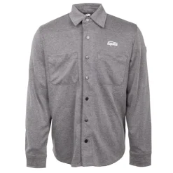 KAPORAL Chemise chinée Netanel boutons clips Homme GRIS FONCE Online