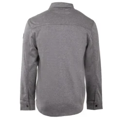 KAPORAL Chemise chinée Netanel boutons clips Homme GRIS FONCE Online