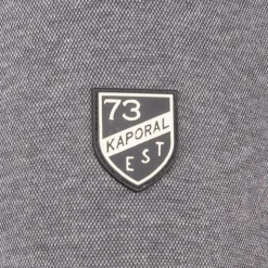 KAPORAL Chemise chinée Netanel boutons clips Homme GRIS FONCE Online