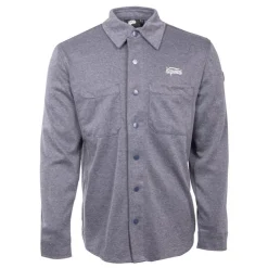 KAPORAL Chemise chinée Netanel boutons clips Homme BLEU FONCE Clearance