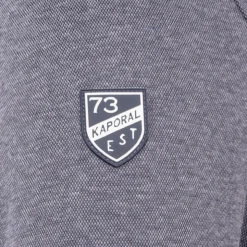 KAPORAL Chemise chinée Netanel boutons clips Homme BLEU FONCE Clearance