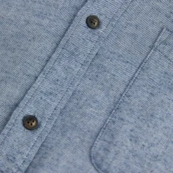 JACK & JONES Chemise classique gris coton mélangé regular fit Homme BLEU