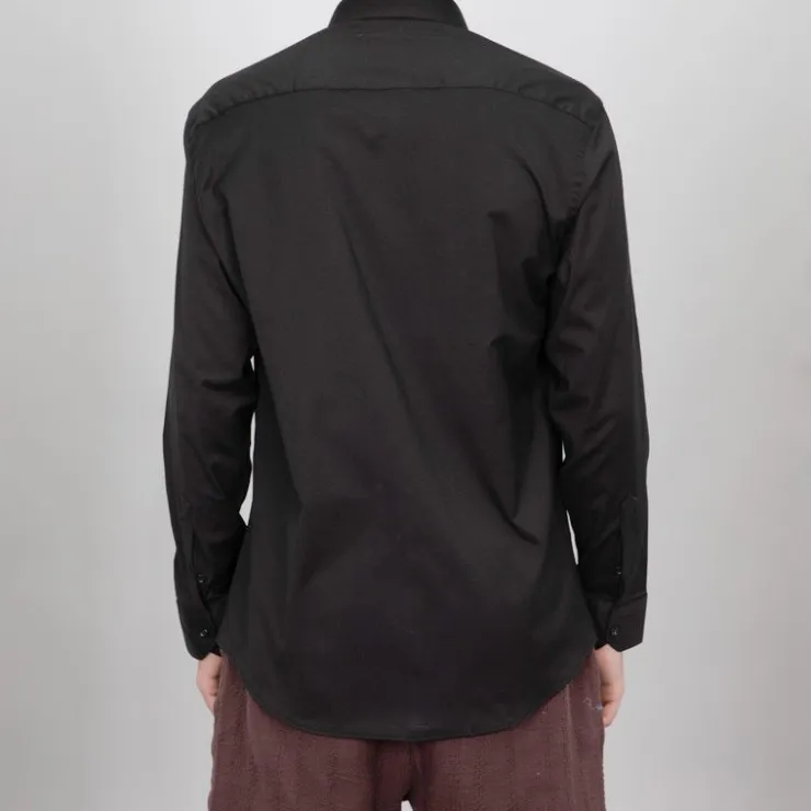 BILL TORNADE Chemise classique coton à enfiler Homme NOIR Online