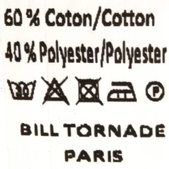 BILL TORNADE Chemise classique coton à enfiler Homme NOIR Online