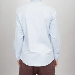 BILL TORNADE Chemise classique coton à enfiler Homme BLEU CLAIR Clearance