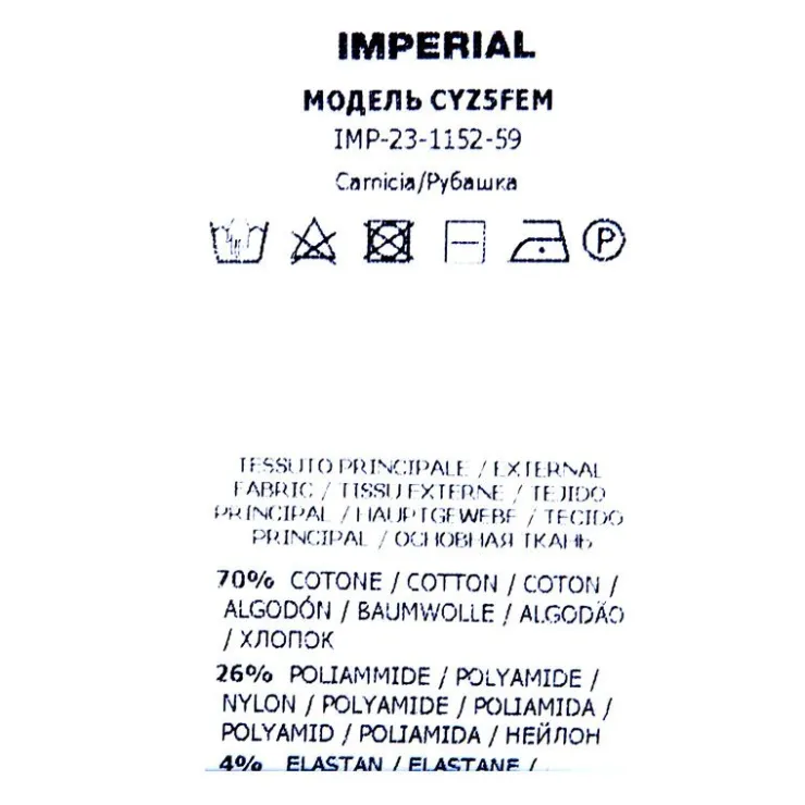 IMPERIAL Chemise classique coton Homme BEIGE Online