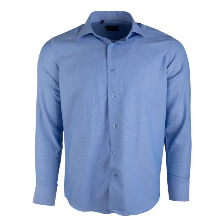 BILL TORNADE Chemise classique droite Homme BLEU Discount