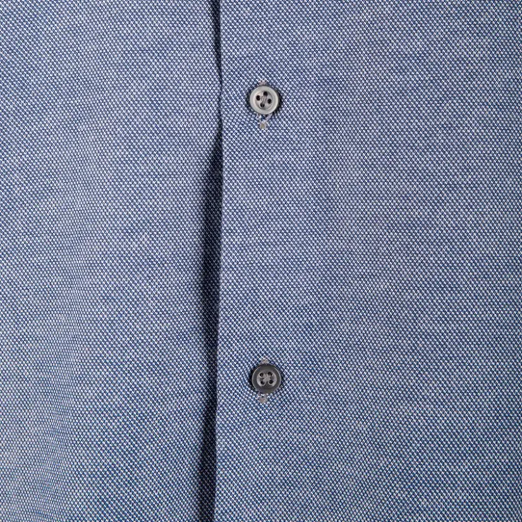 BILL TORNADE Chemise classique droite Homme BLEU PETROLE Discount