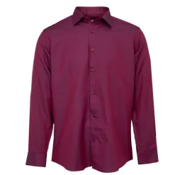 BILL TORNADE Chemise classique droite Homme BORDEAUX Best