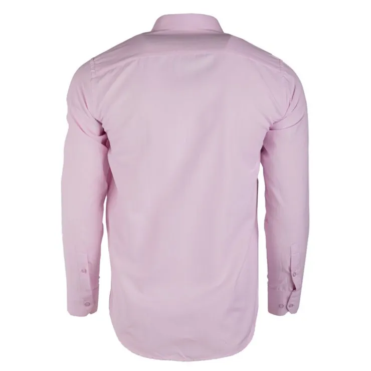 BILL TORNADE Chemise classique droite Homme ROSE Outlet