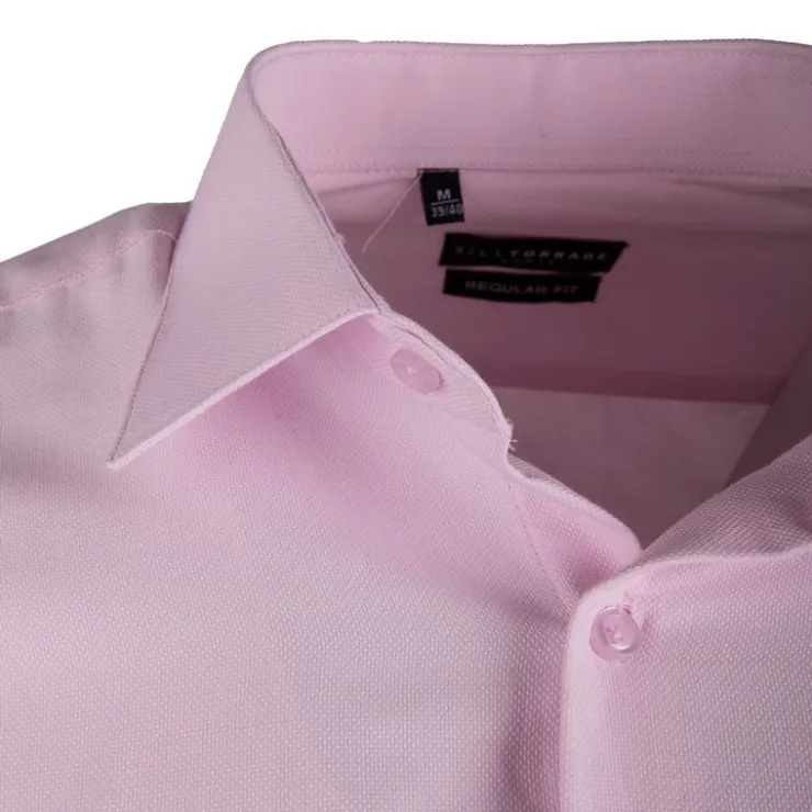 BILL TORNADE Chemise classique droite Homme ROSE Outlet