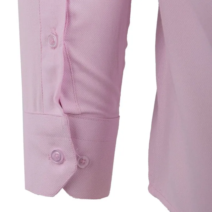 BILL TORNADE Chemise classique droite Homme ROSE Outlet