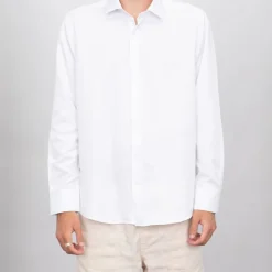 BILL TORNADE Chemise de ville oxford he en coton Homme BLANC Hot