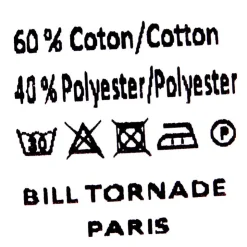 BILL TORNADE Chemise de ville oxford he en coton Homme BLANC Hot